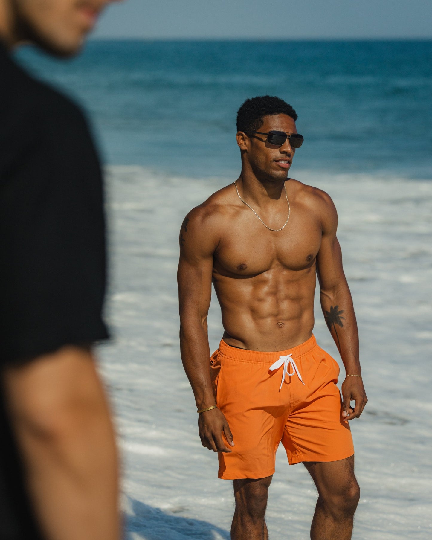 Stretch Swim Trunk Solid