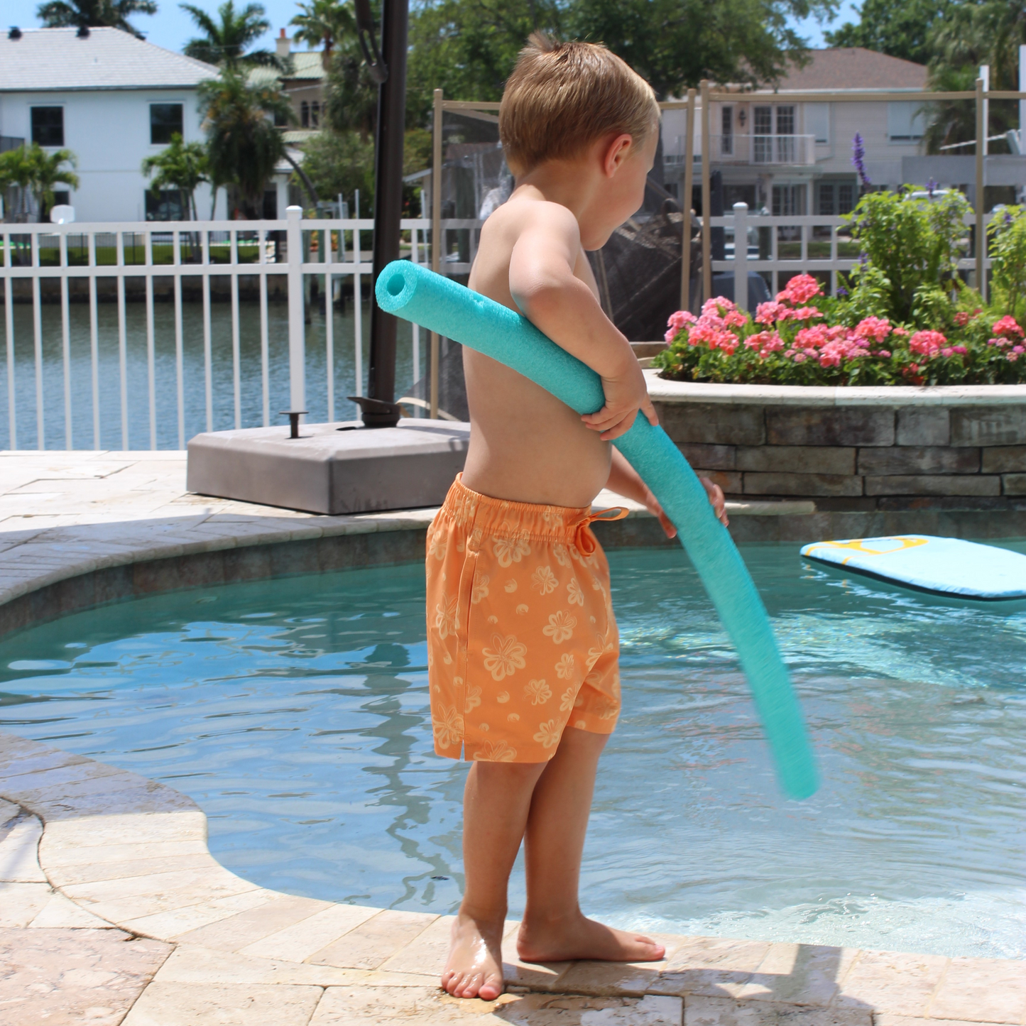 Boys Stretch Swim Trunk