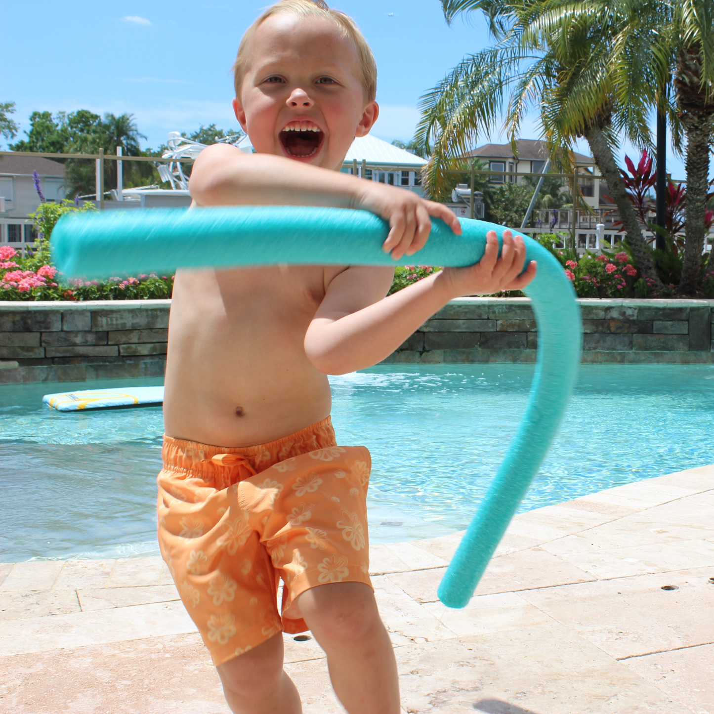 Boys Stretch Swim Trunk