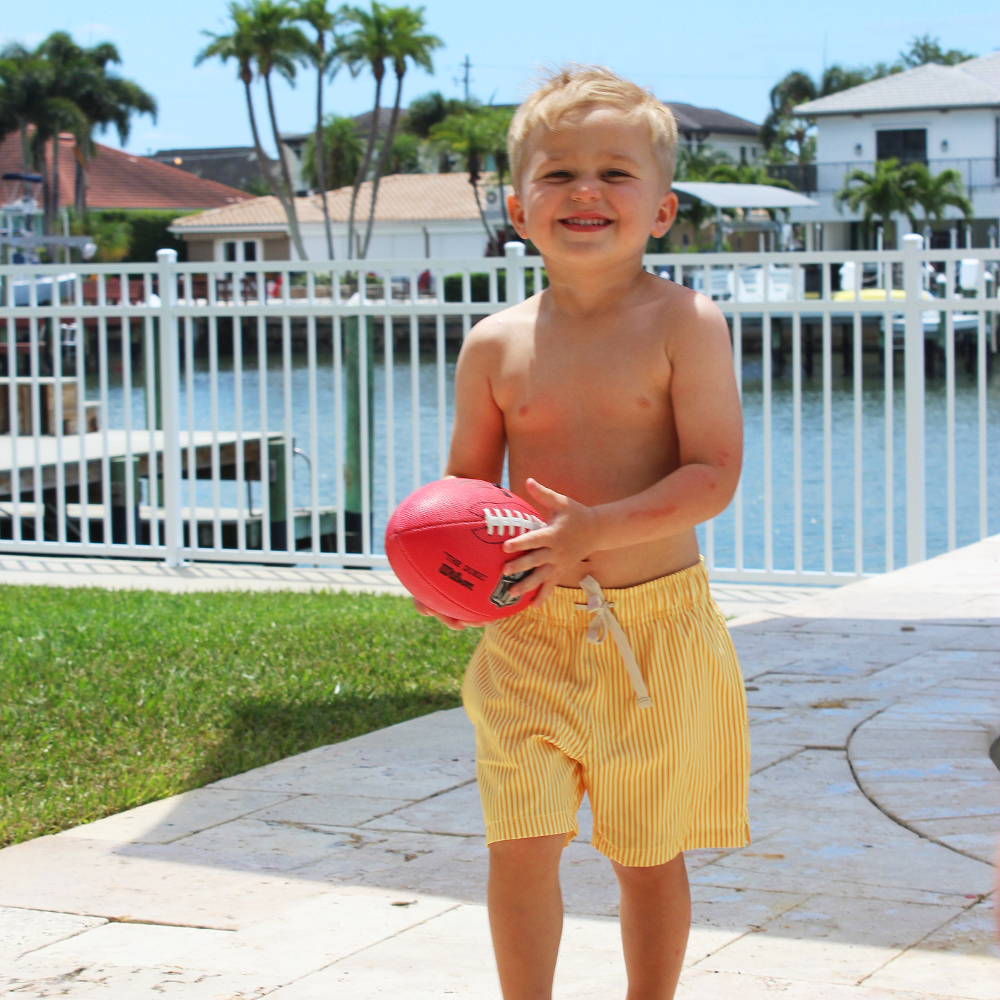 Boys Stretch Swim Trunk