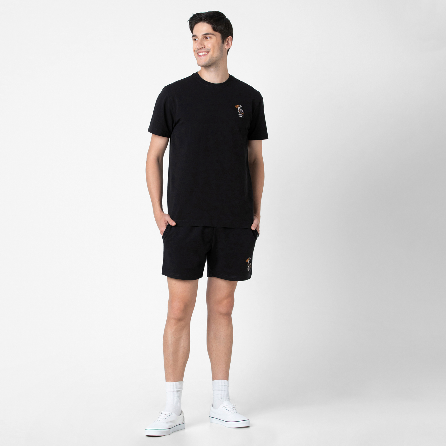 Embroidered Lounge Short