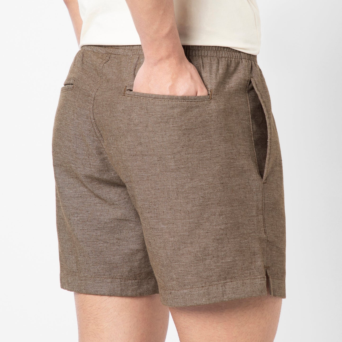 Stretch Linen Short