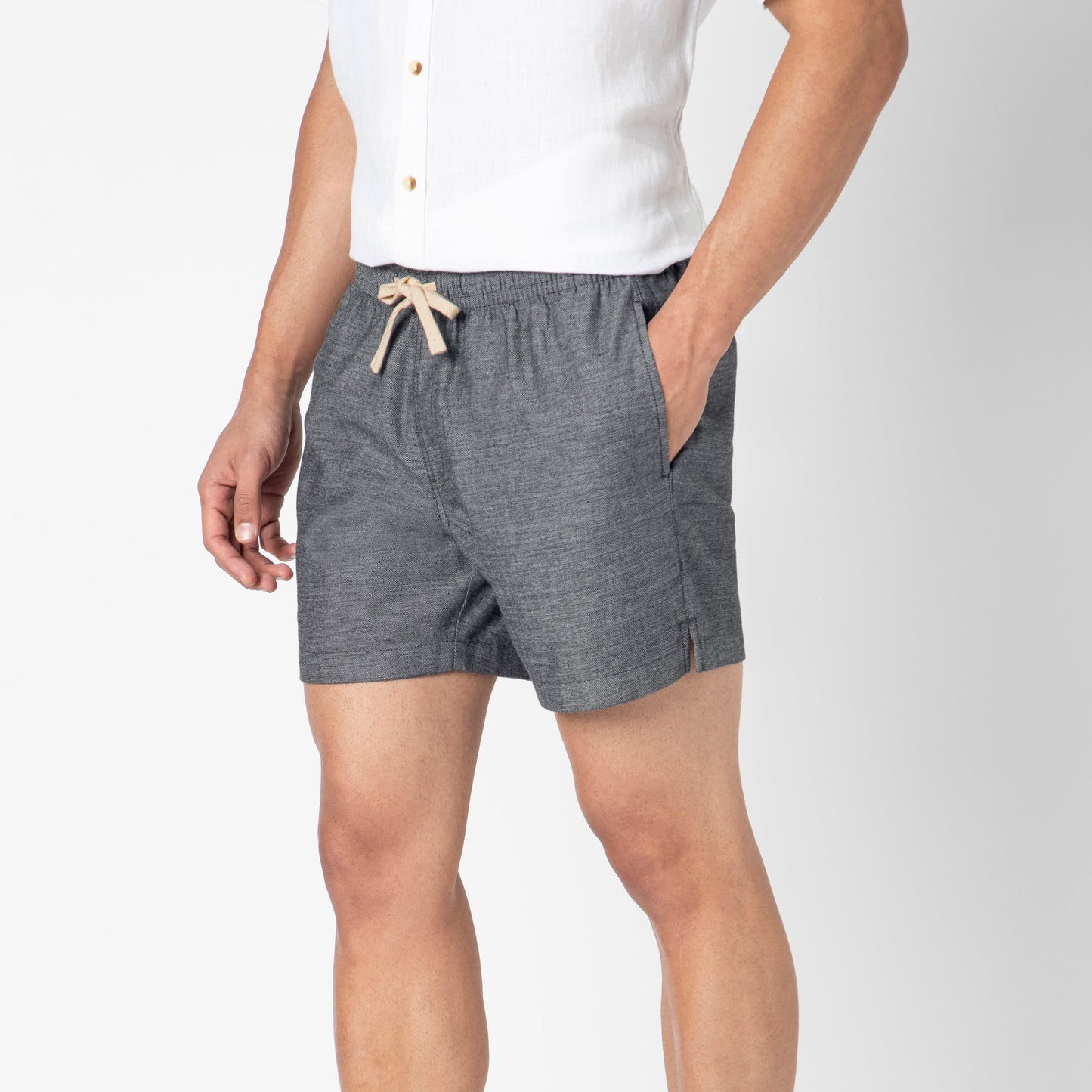 Stretch Linen Short