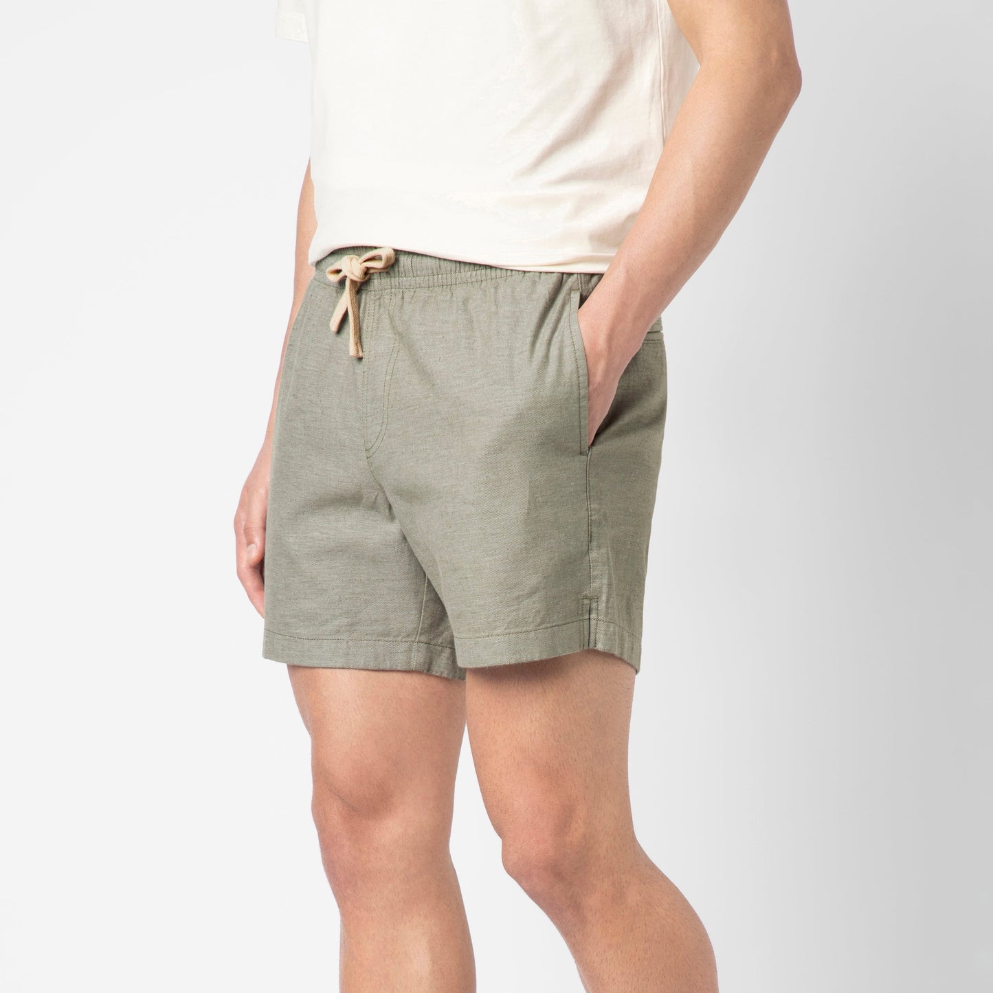 Stretch Linen Short