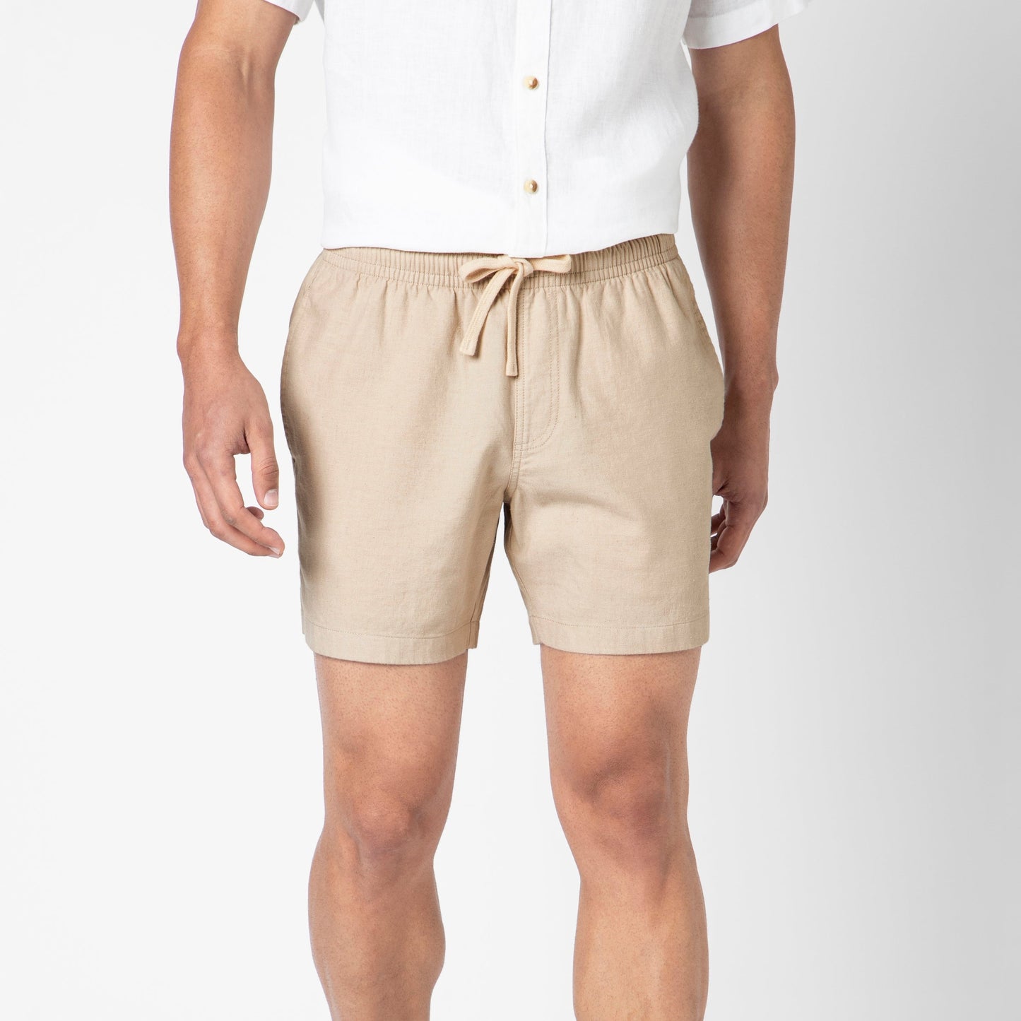Stretch Linen Short