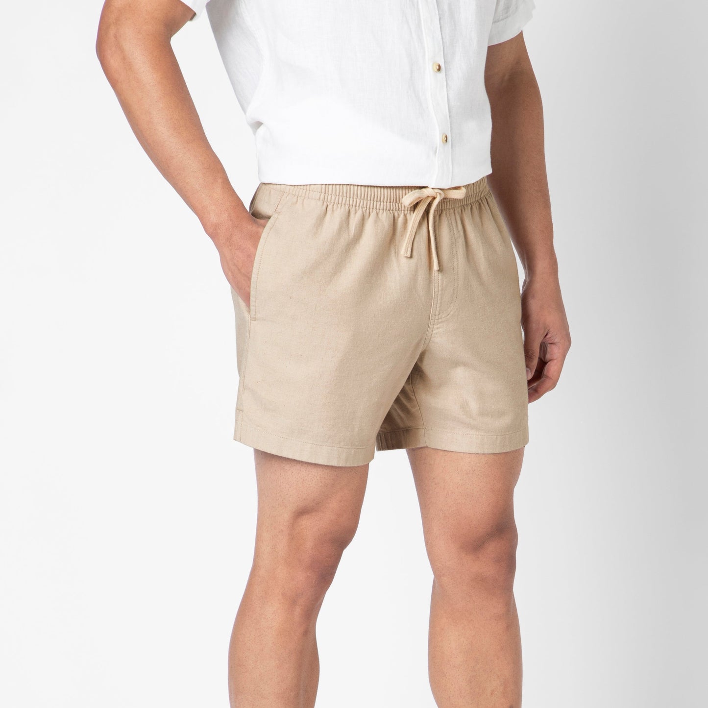 Stretch Linen Short