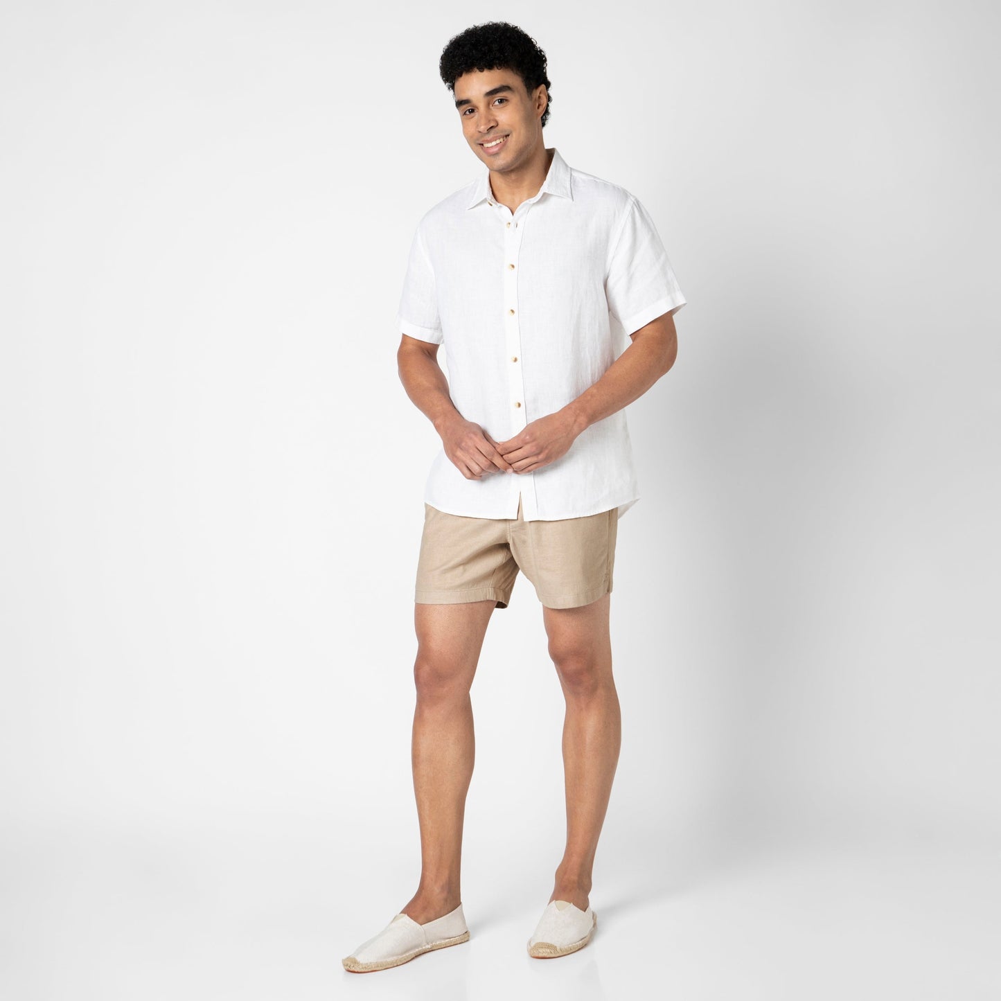 Stretch Linen Short