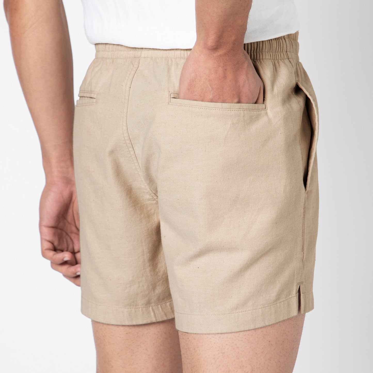Stretch Linen Short