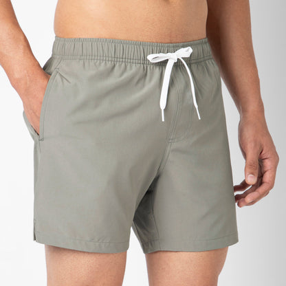 Stretch Swim Trunk Solid