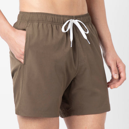 Stretch Swim Trunk Solid