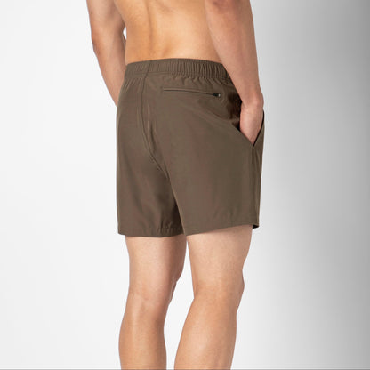 Stretch Swim Trunk Solid