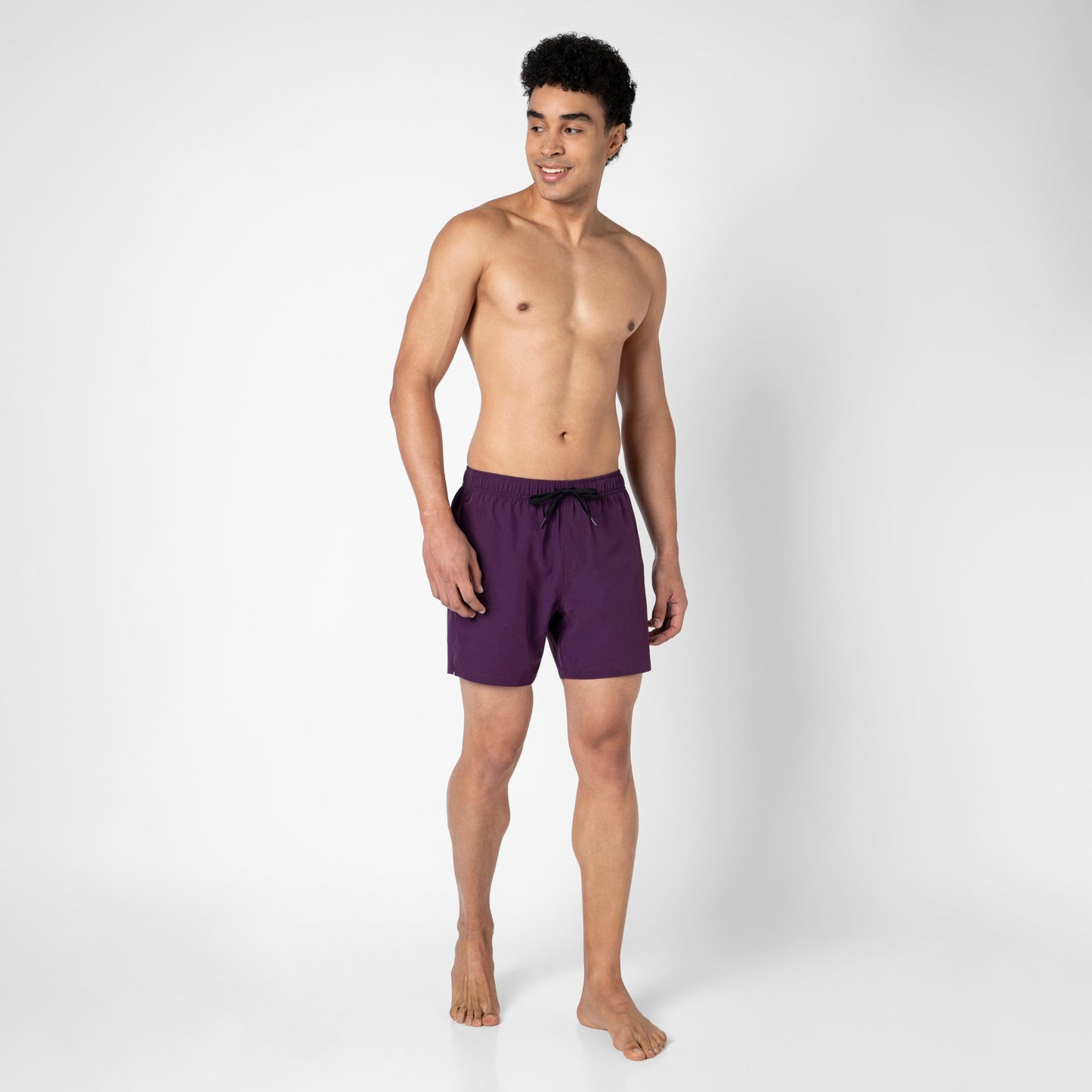 Stretch Swim Trunk Solid