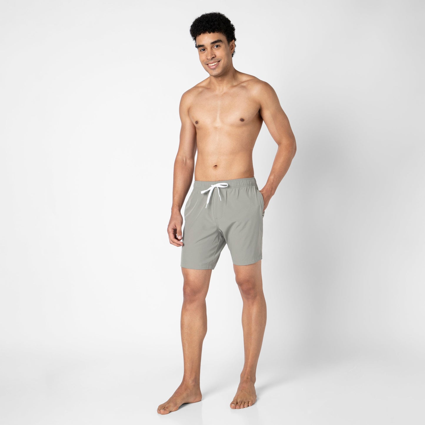Stretch Swim Trunk Solid