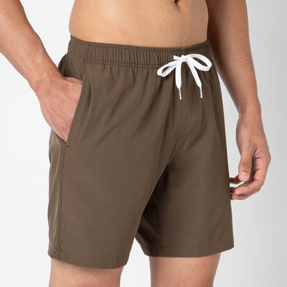 Stretch Swim Trunk Solid