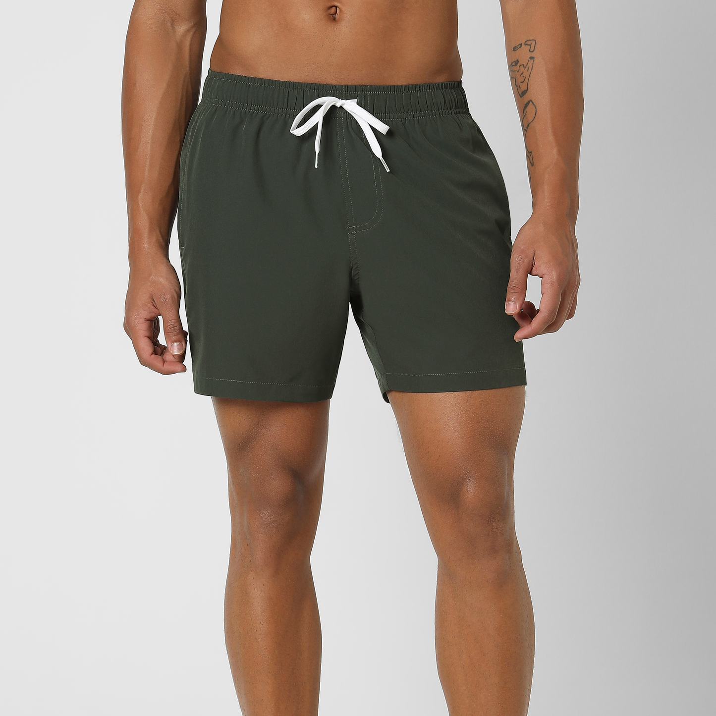 Stretch Swim Trunk Solid