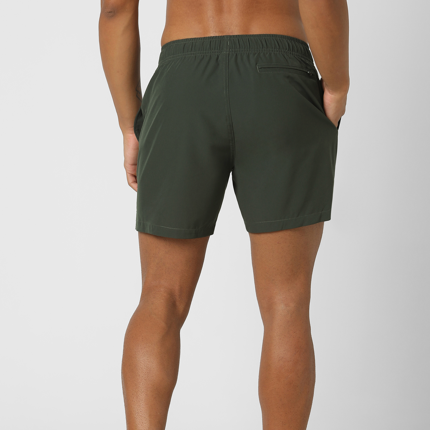 Stretch Swim Trunk Solid