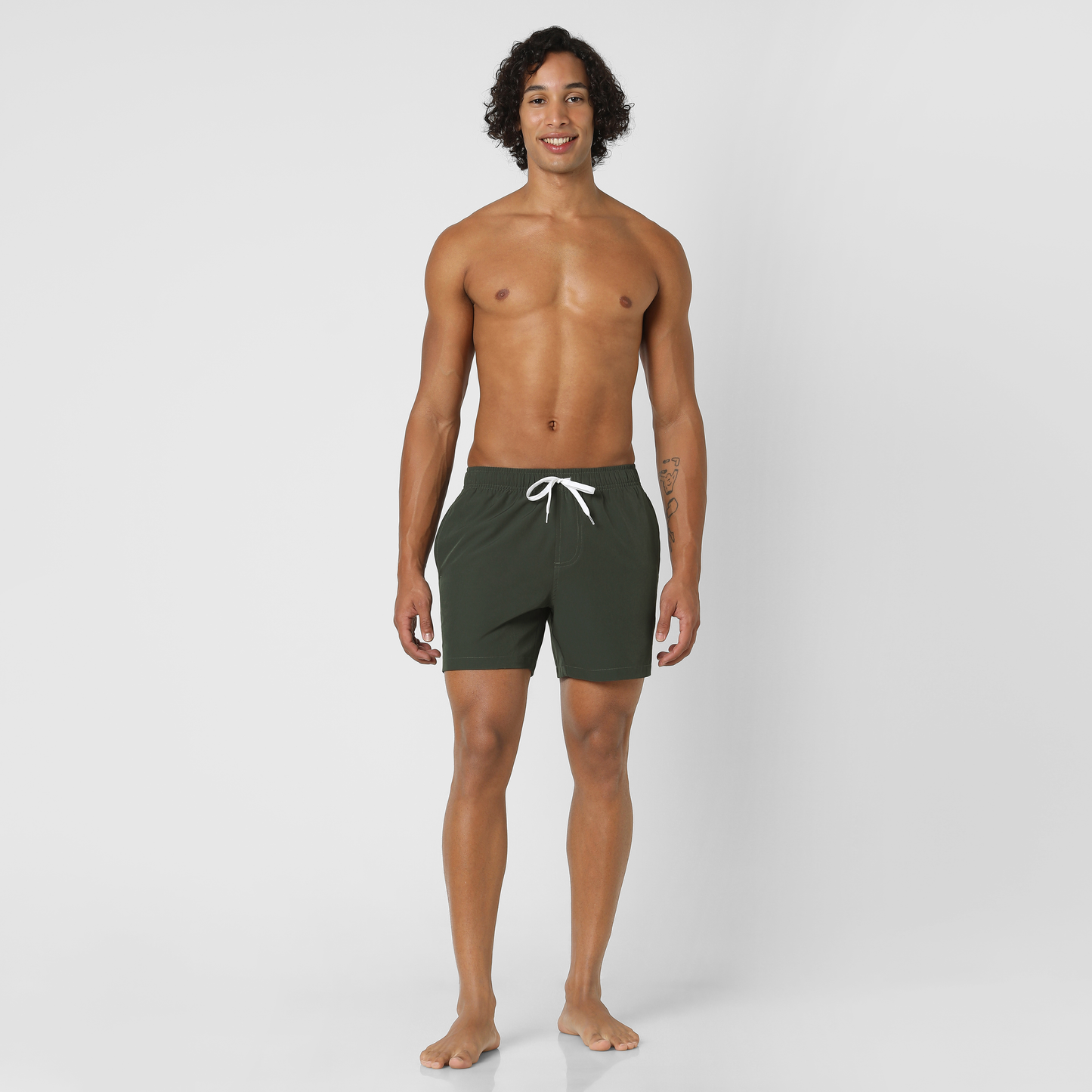 Stretch Swim Trunk Solid