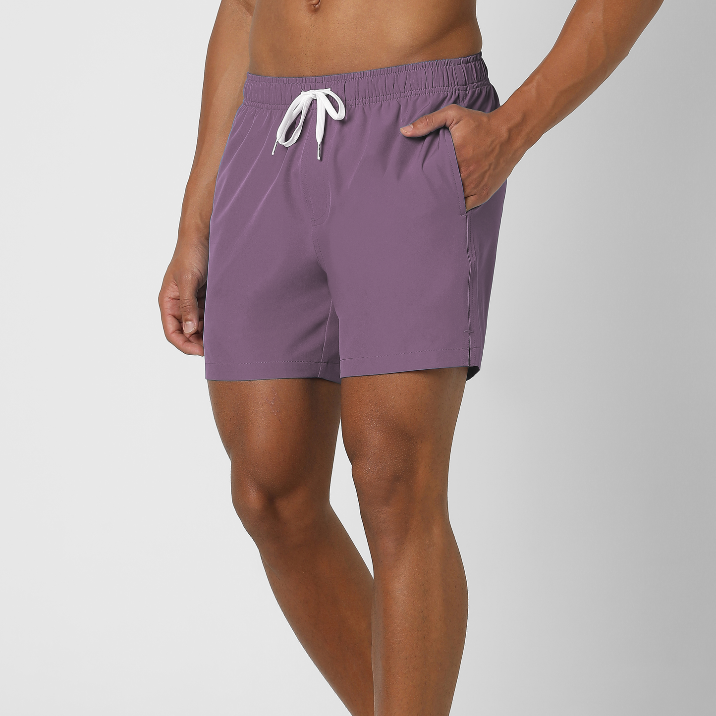 Stretch Swim Trunk Solid