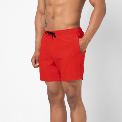 Stretch Swim Trunk Solid