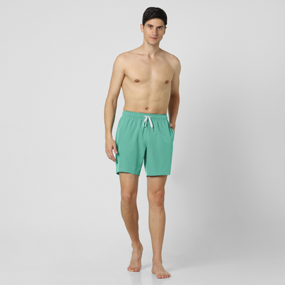 Stretch Swim Trunk Solid