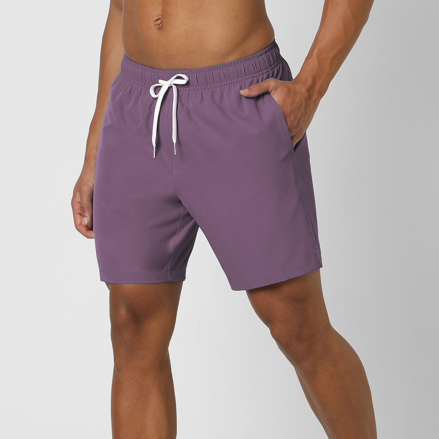 Stretch Swim Trunk Solid